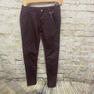 Levis 535 Purple Waxed Front Super Skinny Jeans